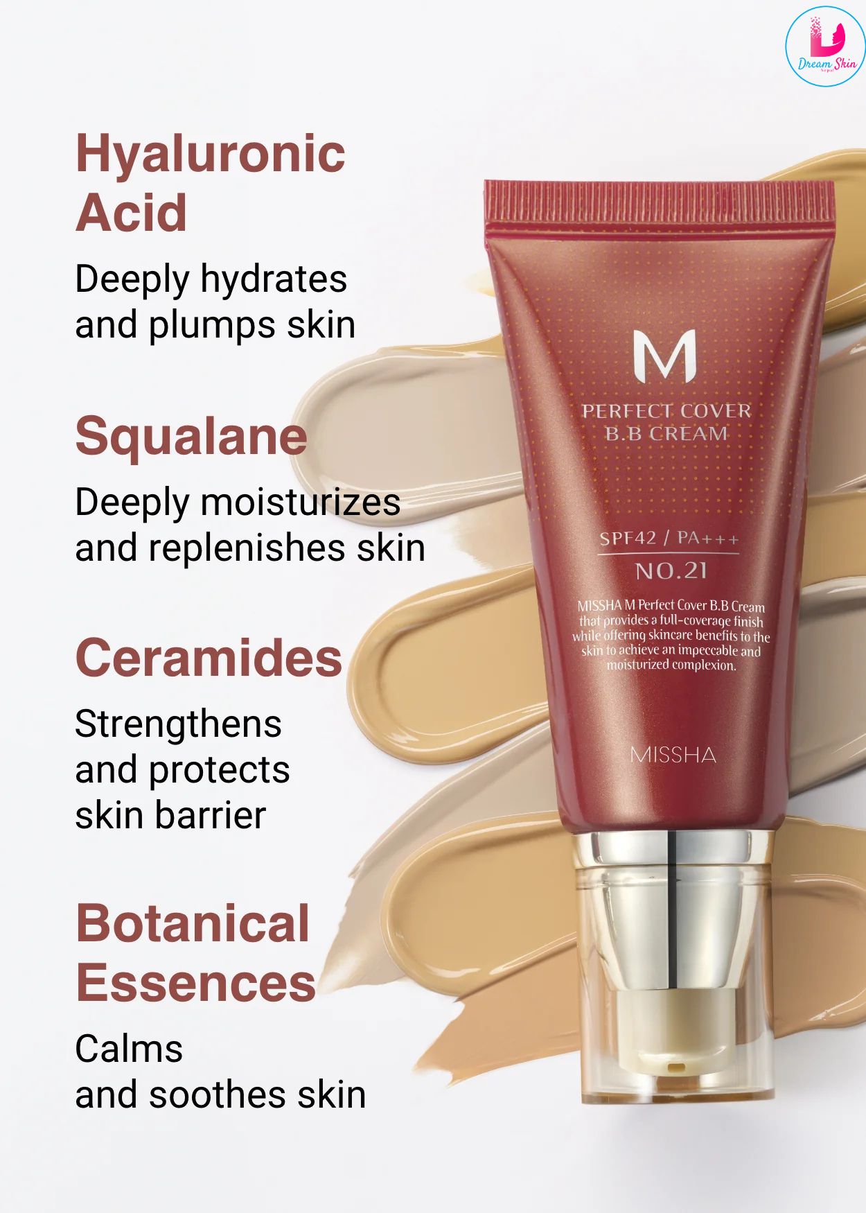MISSHA M Perfect Cover BB Cream SPF42 PA+++ - 7 Colors [#13 Bright Beige]